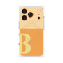 Premium Square Case with MagSafe［ Original - initial two tone - B orange ］