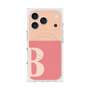 Premium Square Case with MagSafe［ Original - initial two tone - B pink ］