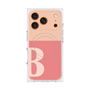 Premium Square Case with MagSafe［ Original - initial two tone - B pink ］