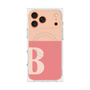 Premium Square Case with MagSafe［ Original - initial two tone - B pink ］
