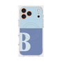 Premium Square Case with MagSafe［ Original - initial two tone - B blue ］
