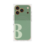 Premium Square Case with MagSafe［ Original - initial two tone - B green ］