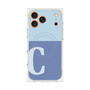 Premium Square Case with MagSafe［ Original - initial two tone - C blue ］