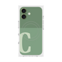Premium Square Case with MagSafe［ Original - initial two tone - C green ］