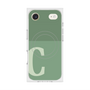 Premium Square Case with MagSafe［ Original - initial two tone - C green ］