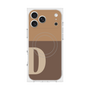 Premium Square Case with MagSafe［ Original - initial two tone - D brown ］
