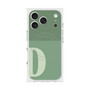 Premium Square Case with MagSafe［ Original - initial two tone - D green ］