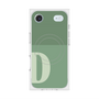 Premium Square Case with MagSafe［ Original - initial two tone - D green ］