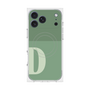 Premium Square Case with MagSafe［ Original - initial two tone - D green ］