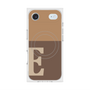 Premium Square Case with MagSafe［ Original - initial two tone - E brown ］