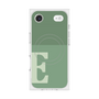 Premium Square Case with MagSafe［ Original - initial two tone - E green ］