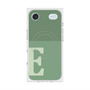 Premium Square Case with MagSafe［ Original - initial two tone - E green ］