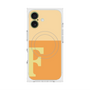 Premium Square Case with MagSafe［ Original - initial two tone - F orange ］