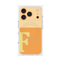 Premium Square Case with MagSafe［ Original - initial two tone - F orange ］