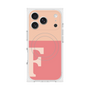 Premium Square Case with MagSafe［ Original - initial two tone - F pink ］