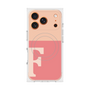 Premium Square Case with MagSafe［ Original - initial two tone - F pink ］