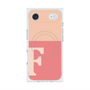 Premium Square Case with MagSafe［ Original - initial two tone - F pink ］