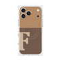 Premium Square Case with MagSafe［ Original - initial two tone - F brown ］