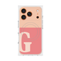 Premium Square Case with MagSafe［ Original - initial two tone - G pink ］