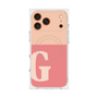 Premium Square Case with MagSafe［ Original - initial two tone - G pink ］
