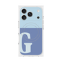 Premium Square Case with MagSafe［ Original - initial two tone - G blue ］