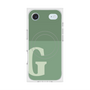 Premium Square Case with MagSafe［ Original - initial two tone - G green ］