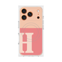 Premium Square Case with MagSafe［ Original - initial two tone - H pink ］