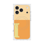 Premium Square Case with MagSafe［ Original - initial two tone - I orange ］