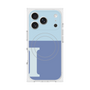 Premium Square Case with MagSafe［ Original - initial two tone - I blue ］