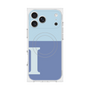 Premium Square Case with MagSafe［ Original - initial two tone - I blue ］