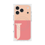 Premium Square Case with MagSafe［ Original - initial two tone - J pink ］