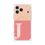 Premium Square Case with MagSafe［ Original - initial two tone - J pink ］
