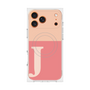 Premium Square Case with MagSafe［ Original - initial two tone - J pink ］
