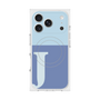 Premium Square Case with MagSafe［ Original - initial two tone - J blue ］