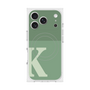 Premium Square Case with MagSafe［ Original - initial two tone - K green ］