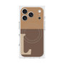 Premium Square Case with MagSafe［ Original - initial two tone - L brown ］