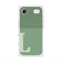 Premium Square Case with MagSafe［ Original - initial two tone - L green ］