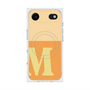 Premium Square Case with MagSafe［ Original - initial two tone - M orange ］