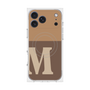Premium Square Case with MagSafe［ Original - initial two tone - M brown ］