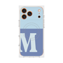 Premium Square Case with MagSafe［ Original - initial two tone - M blue ］