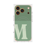 Premium Square Case with MagSafe［ Original - initial two tone - M green ］