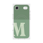 Premium Square Case with MagSafe［ Original - initial two tone - M green ］