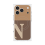 Premium Square Case with MagSafe［ Original - initial two tone - N brown ］