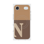 Premium Square Case with MagSafe［ Original - initial two tone - N brown ］