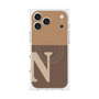 Premium Square Case with MagSafe［ Original - initial two tone - N brown ］