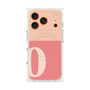 Premium Square Case with MagSafe［ Original - initial two tone - O pink ］