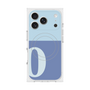 Premium Square Case with MagSafe［ Original - initial two tone - O blue ］