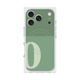 Premium Square Case with MagSafe［ Original - initial two tone - O green ］
