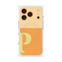 Premium Square Case with MagSafe［ Original - initial two tone - P orange ］