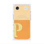 Premium Square Case with MagSafe［ Original - initial two tone - P orange ］
